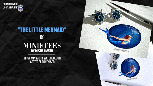 UniverseVR92's tweet photo. A beautiful creation by Misha Anwar -
Capturing mighty things in tiny art.

"THE LITTLE MERMAID" - Grab this here:
https://t.co/AwIfOfWSv8

First #miniatureart to be tokenised online!

#Miniftees #Opensea #Ethereum #NFT #NFTCommunity #NFTArtist @Opensea #OpenseaNFT https://t.co/Har5Osq52N