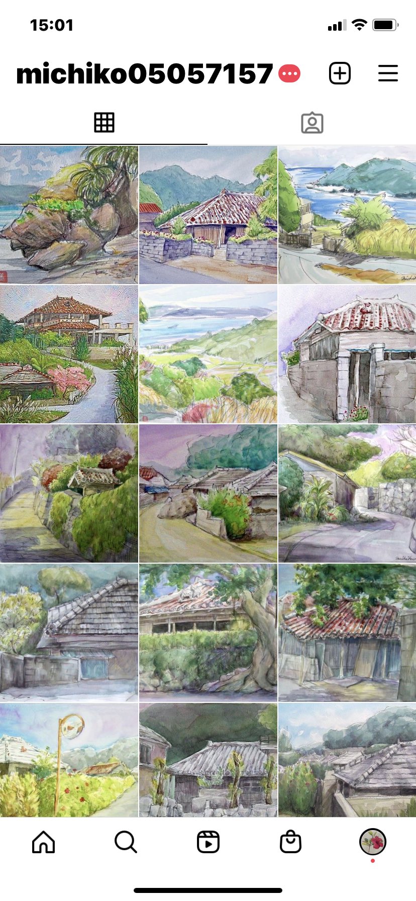 絵画色鉛筆風景画『沖縄の海』原画 沖縄 風景画 絵画色鉛筆風景画『沖縄の海』原画 沖縄 風景画 （原画