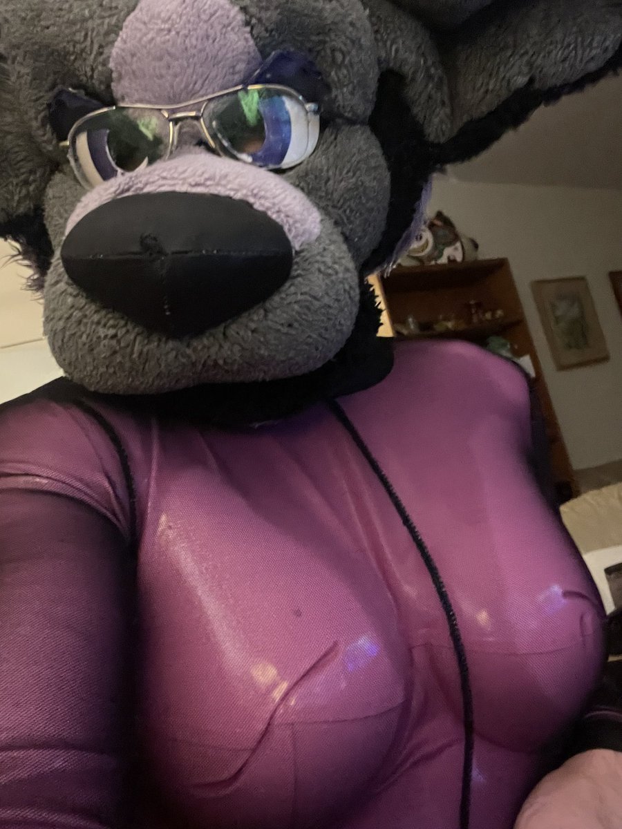 coyotoy's tweet photo. Ive just been sitting at home wearing rubber n stuff. Hows you? https://t.co/LZvy3h3XmF