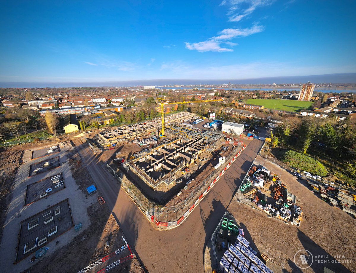 AerialViewTech's tweet photo. Aerial construction site photography can show the true scale of a project. Here’s a shot that we took recently! #aerialphotography #Construction #aerialviewtechnologies https://t.co/4xp4VeEL4H