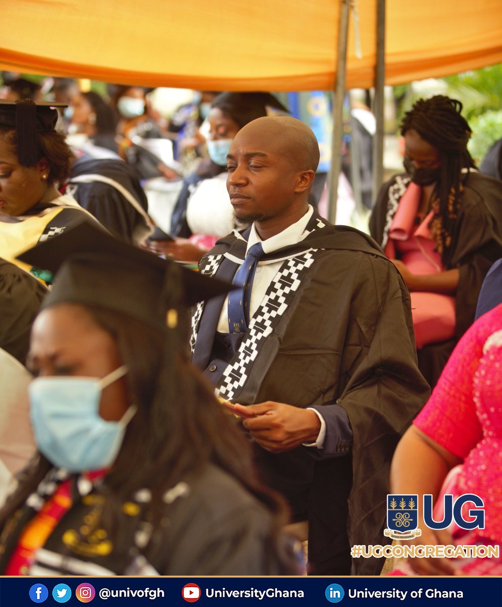 UnivofGh's tweet photo. "Arise, arise O Legon
Defend the cause of freedom
Proceed in truth and integrity to make
our nation proud"

#UGCongregation 
#IntegriProcedamus https://t.co/rCEbqk2iGF