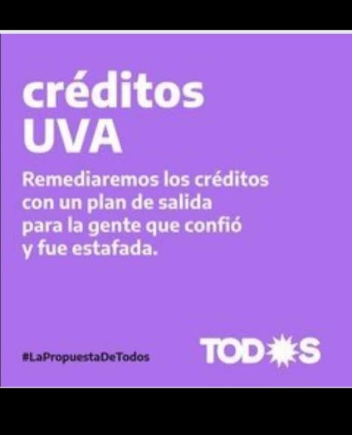 .<a href="/alferdez/">Alberto Fernández</a> todo el mundo reconoce que <a href="/mauriciomacri/">Mauricio Macri</a> estafó a la gente con la USURA UVA !! Porqué No la sacan?! Fue  política de esta y el estado lo tiene que solucionar 🙏 fue promesa de campaña 👇👇