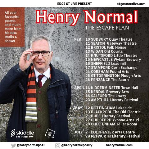 HenryNormalpoet's tweet photo. New shows added to my 2022 tour. 
Now 22 at theatres.

I look forward to seeing you. https://t.co/nsFSCYvOWh