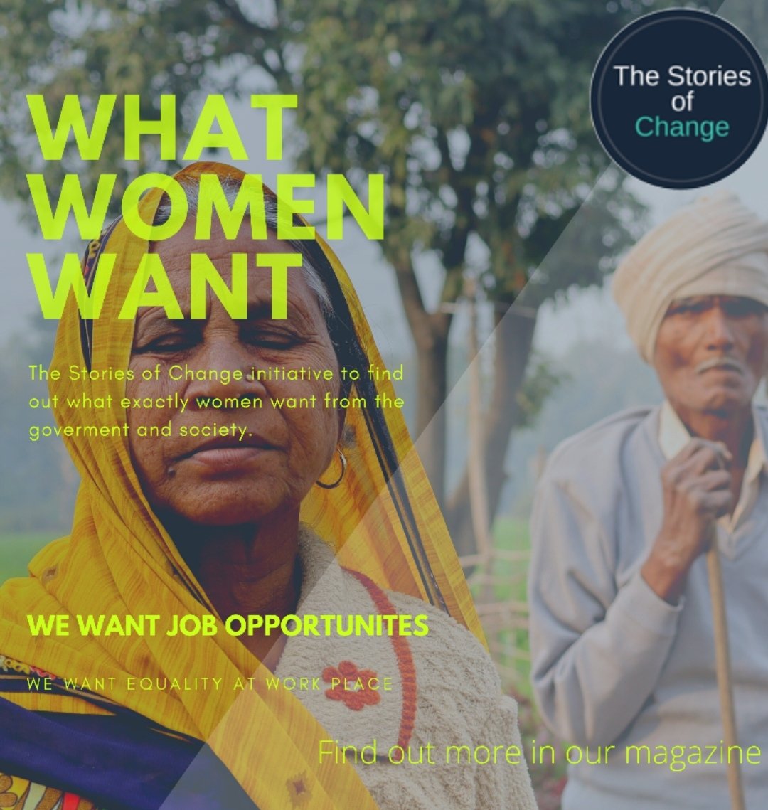 What do women want? Team Tsoc went around and asked women what they would want in a ideal world for women. Find out what they said in our magazine. Place your pre orders now! thestoriesofchange.com/magazine/