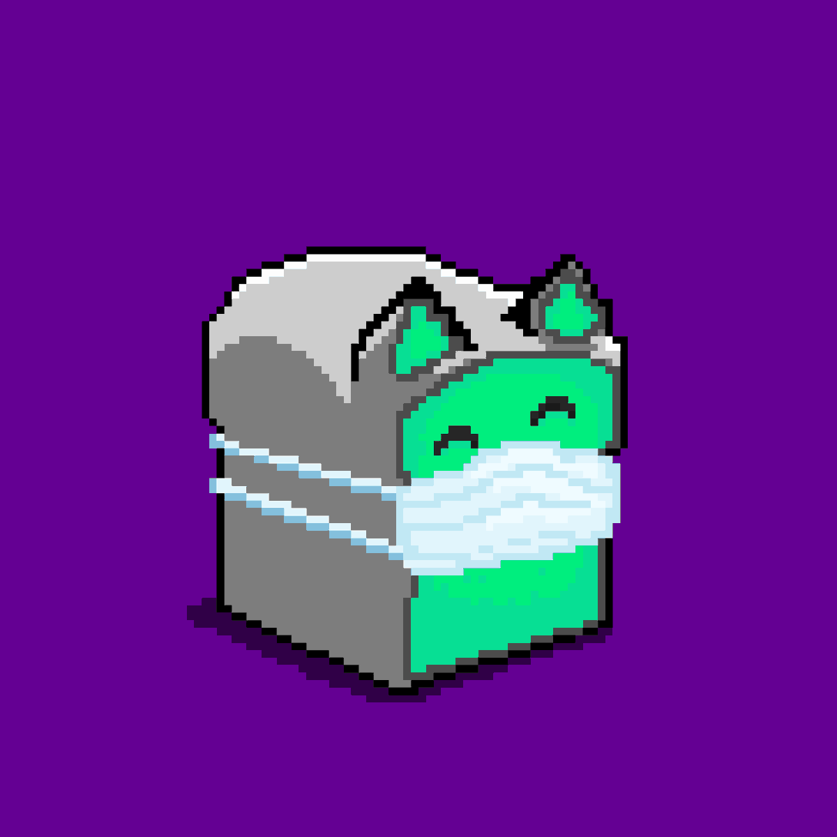 mask on mode. #nftart