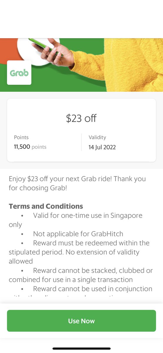 changshun's tweet photo. Smlj pick wrong person up refund me a voucher instead of the points I used? @GrabSG no apology just ask me use for grab ride next time https://t.co/NgumxSw7C8
