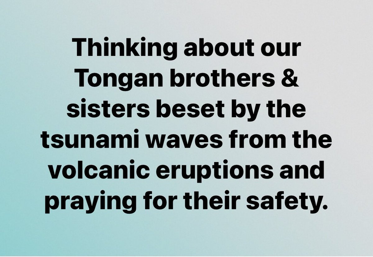 #PrayersForTonga #PacificSolidarity