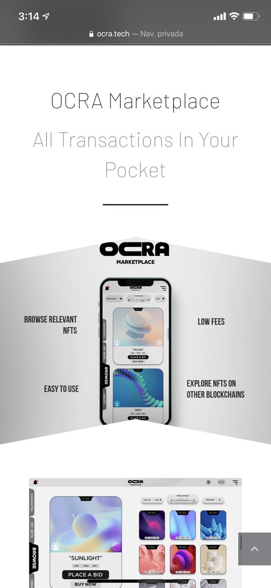 Ocraallday's tweet photo. $OCRA “All transactions in your pocket” 

The team are working hard🔥🔥 

Check de roadmap here: 
https://t.co/AMmWxTOAWJ

#BNB #BTC #SolanaNFTs #NFTCommunity #100xgem $ada $doge $sol $eth $xyo https://t.co/rRwtlWre1h
