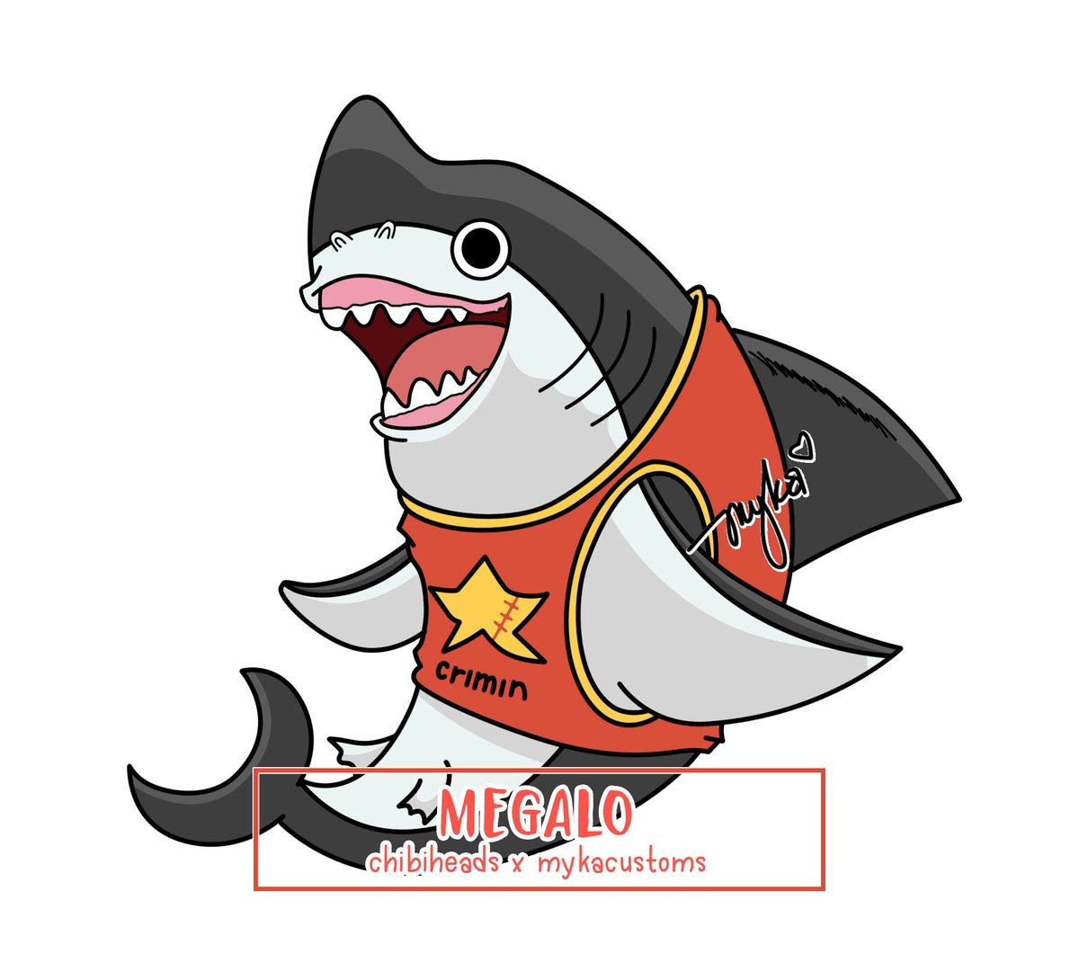 kristalynhazel's tweet photo. Sending my 3rd favorite shark on your feed to make you smile!💕 Isn't he a cutie!?! 🥰
View it at dA: https://t.co/VpxCaJK1zY
#mykacutoms #chibiheads #onepiece #megalo https://t.co/cPQe8Qp4lq