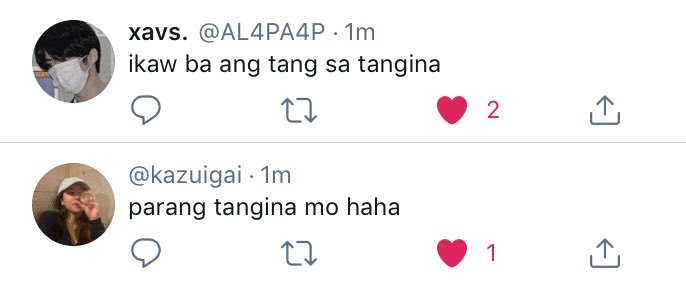 sabi q nga tangina ako