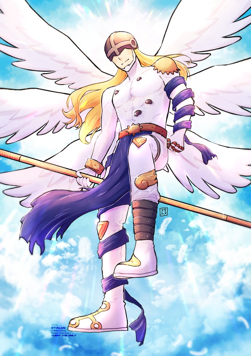 stalus_'s tweet photo. Angelmon blessing your feed😇
Commission for Crimson Flame Ruby (fb)! ☀️ Thank you again!!
#digimon #angelmon #DigimonAdventure #artcommissions https://t.co/FlYpZkg2HQ