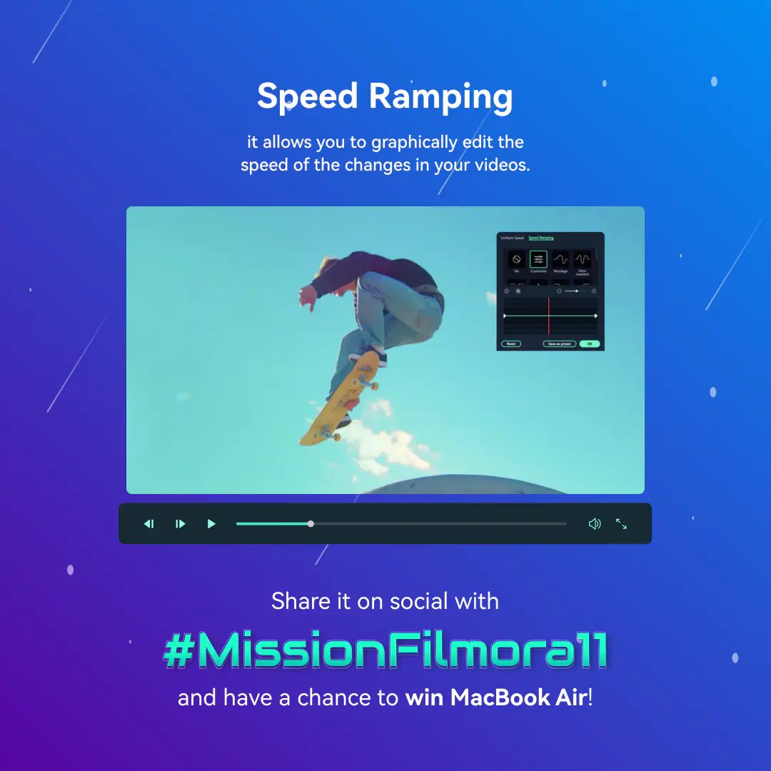 Nobi2015ta's tweet photo. #MissionFilmora11 
1. Instant Mode - customizable video templates
2. InClowdz Drive - uploading and sharing
3. Masks - multiple styles of video overlays
4.Speed Ramping - edit the speed
5.Stock Media - over 10million stock media files. https://t.co/aSAT2gIvUn