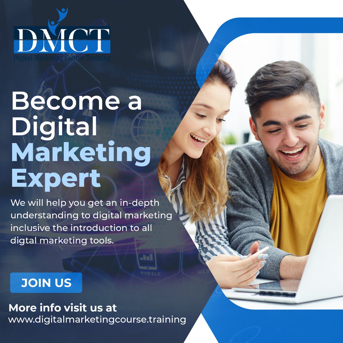 Become a digital marketing expert!

Call us 093198 44494

join Us

More info visit us lnkd.in/gc3c9tqb

#DMCT #Digitalmarketingcoursetraining #education #academia #career #careerpath #graphicdesigningcourse #digitalmarketingcourse #enrollyourself #join #joinnow