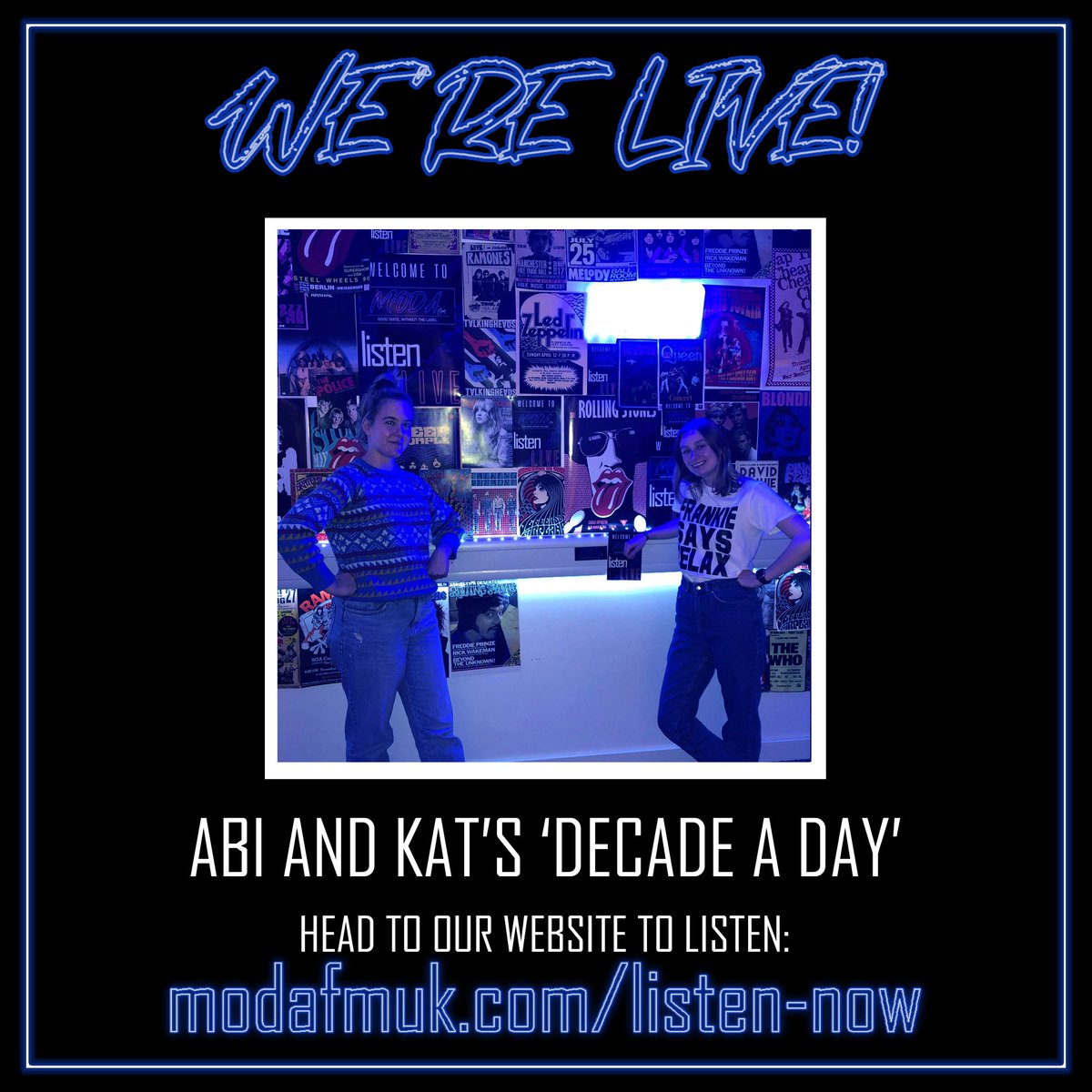 Join Kat and Abi for their last show today! Listen on modafmuk.com/listen-now live now! #modafmuk #birminghammusic #birminghamradio #radio #music #fashion #culture #birmingham
