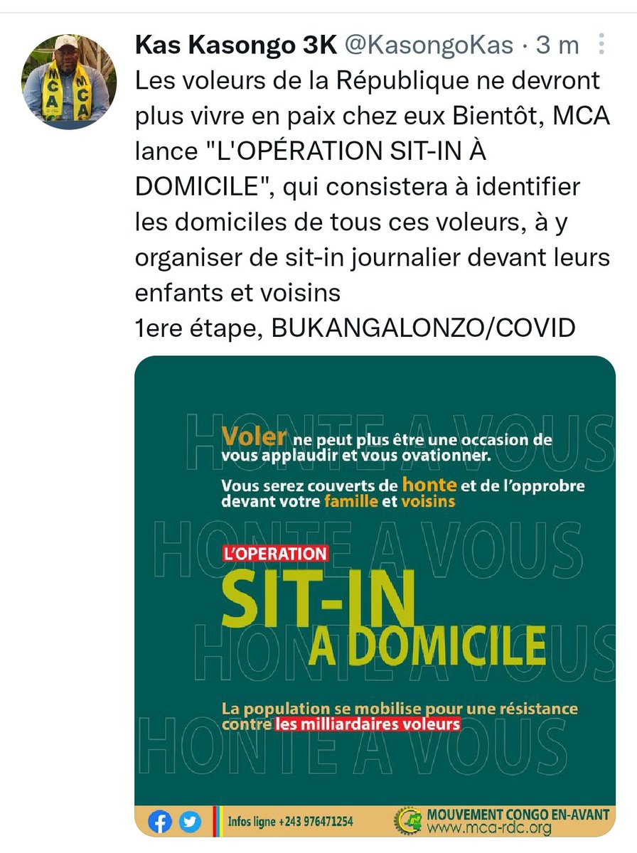 SIT-IN À DOMICILE AUX ENVIRONS DE LA PLACE COMMERCIALE DE MA CAMPAGNE.
LE PEUPLE VA RENDRE LA VIE DIFFICILE AUX DÉTOURNEURS DES DENIERS PUBLICS.
LA JUSTICE DOIT PRENDRE SES RESPONSABILITÉS.