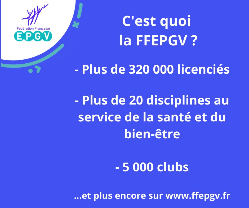 50 ans !

Le 15 Janvier 1972, la FFGEGV (Fédération Française de Gymnastique Educative et de Gymnastique Volontaire) et la FFEP (Fédération Française d’Education Physique) fusionnaient pour donner naissance à la FFEPGV. 

#50ansFFEPGV <a href="/i1tenhof/">Irène OTTENHOF</a> 
<a href="/Sports_gouv/">Ministère des Sports 🇫🇷</a> 
<a href="/ColomboMarilyne/">Marilyne COLOMBO</a>