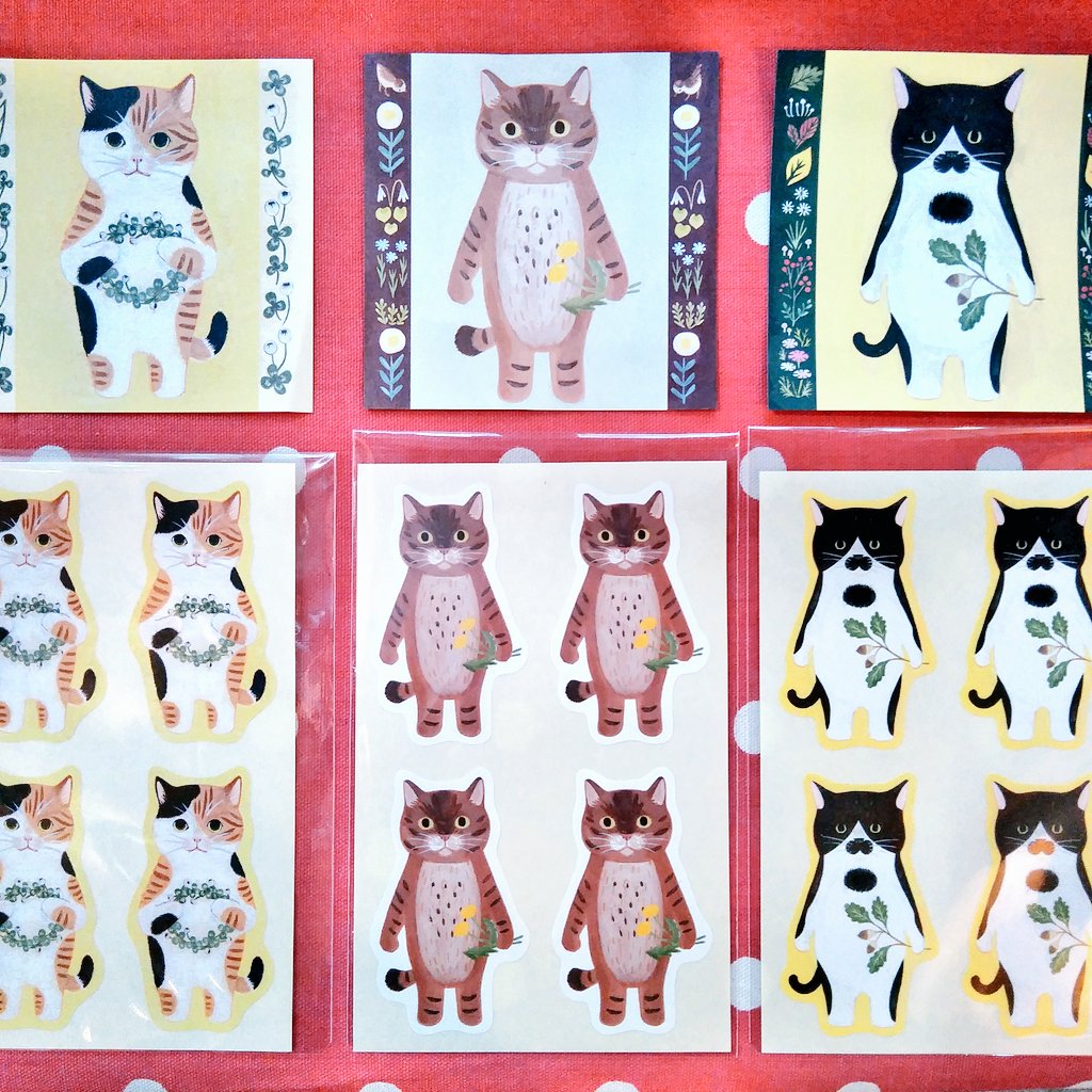 cots_johnson's tweet image. 4legsさんの
ねこメモ。ねこシール。
再入荷しましたー！！

かわいいメモ紙で
ひとことメッセージもらうと
とても嬉しいです！

#4legs #ねこメモ #ねこシール #ミケネコ #キジトラ #ウシねこ #cotswoldsジョンソンタウン店