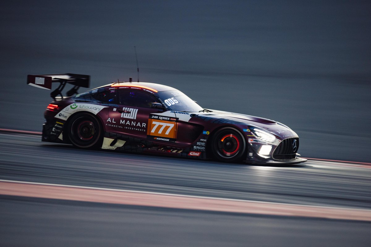 hauptracingteam's tweet photo. Here are the current standings with 2,5 hours to go👇
#4 Abu Dhabi Racing by HRT -> P4
#777 Al Manar Racing by HRT -> P5
#13 Team CapitalRT-YADRO by HRT -> P17 (P4 in Pro-AM)
#HRT #Dubai24h #mercedesamg #Bilstein #AbuDhabiRacing #AlManarRacing #CapitalRT #Yadro https://t.co/Y99o8A26eW