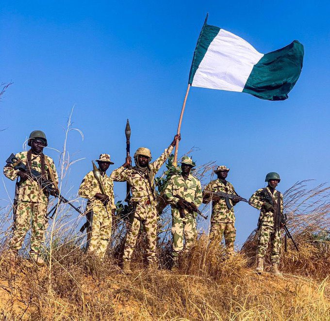 HonHalims's tweet photo. We salute the Armed Forces for their selfless services to the nation!
God bless and protect the Armed Forces of the Federal Republic of Nigeria.
Thank you for your service. https://t.co/r3oN1saGtG