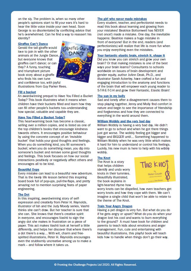 Looking for some new books to read with your children?

We have put together a list of great stories recommended to support emotional development - download your copy here: mythrive.uk/38v41Xv
