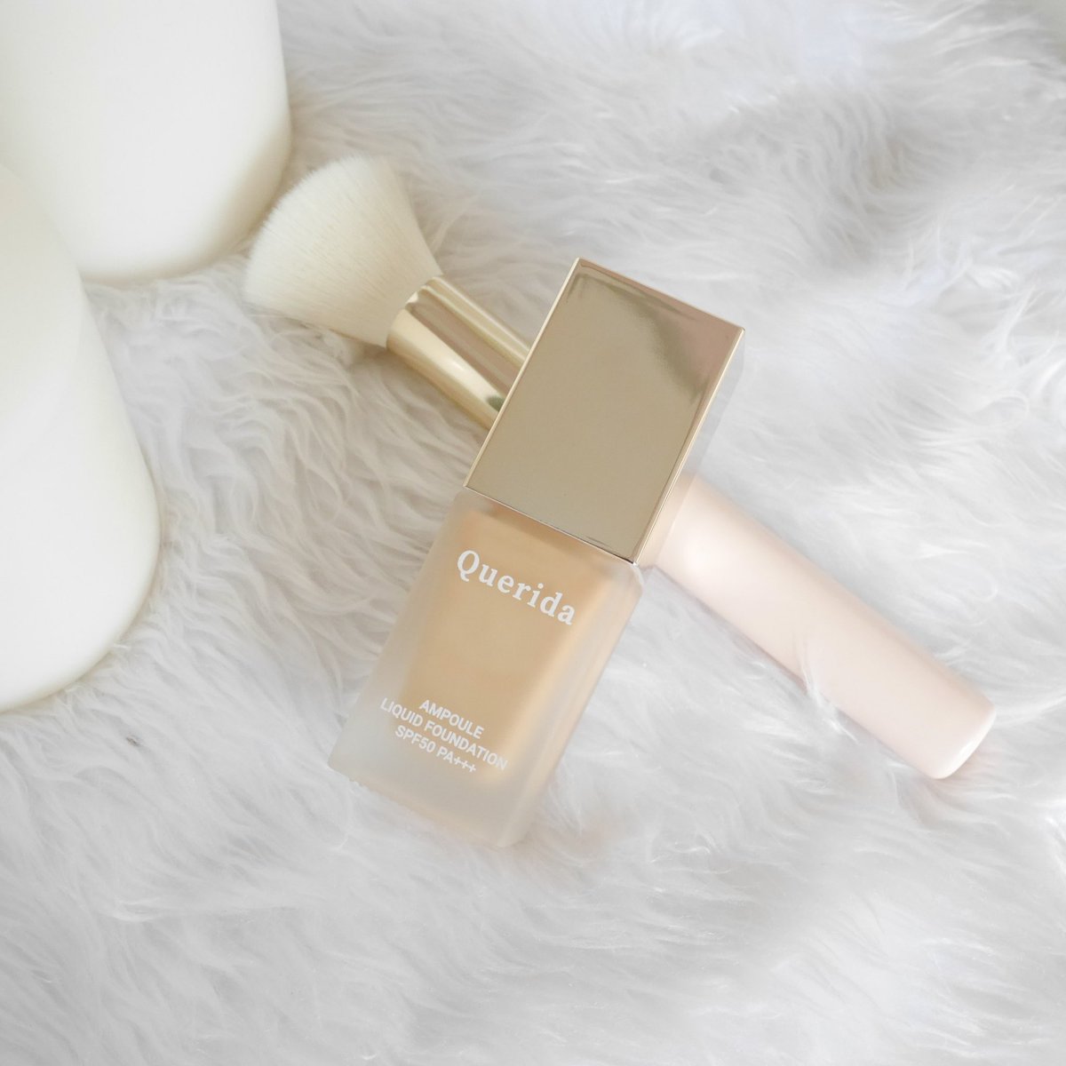 MooMooKhunn's tweet photo. มีรองพื้นมาบอกต่อค่าทุกคนน 
QUERIDA AMPOULE LIQUID FOUNDATION SPF50 PA+++ รองพื้นเนื้อบางเบา ปกติเนียนกริบ เกลี่ยง่ายมากก จะใช้แต่งหน้าลุคไหนก็คือปัง! เราใช้สี Sand ผิวสองสี คือเข้ากับสีผิวเรามากทุกคน ชอบอะ อยากให้ทุกคนได้ลองง #ใช้ดีบอกต่อ https://t.co/xlLpLI6uEF