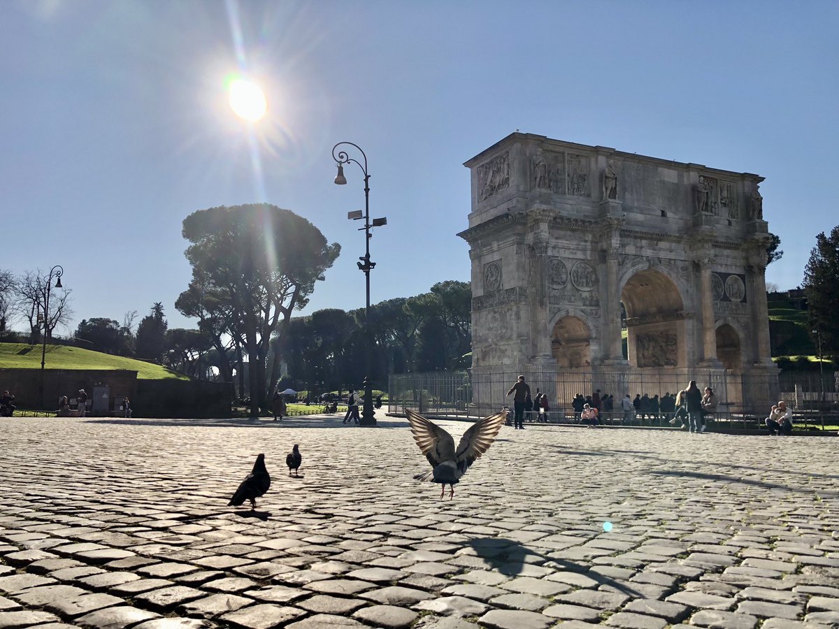 @ParcoColosseo @Turismoromaweb @FotoDiRoma @Roma #Roma #Colosseo #foriimperiali ☀️ 🇮🇹 ❤️
