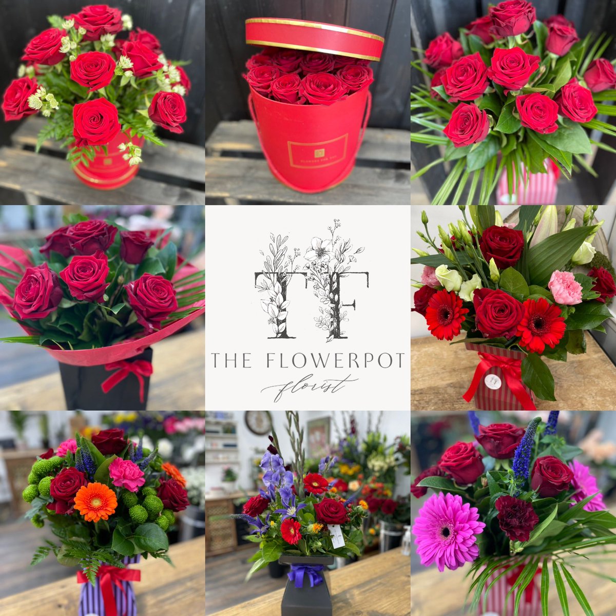 Valentines Day 14th February. Love is in the air at The Flowerpot 🌹❤️💌