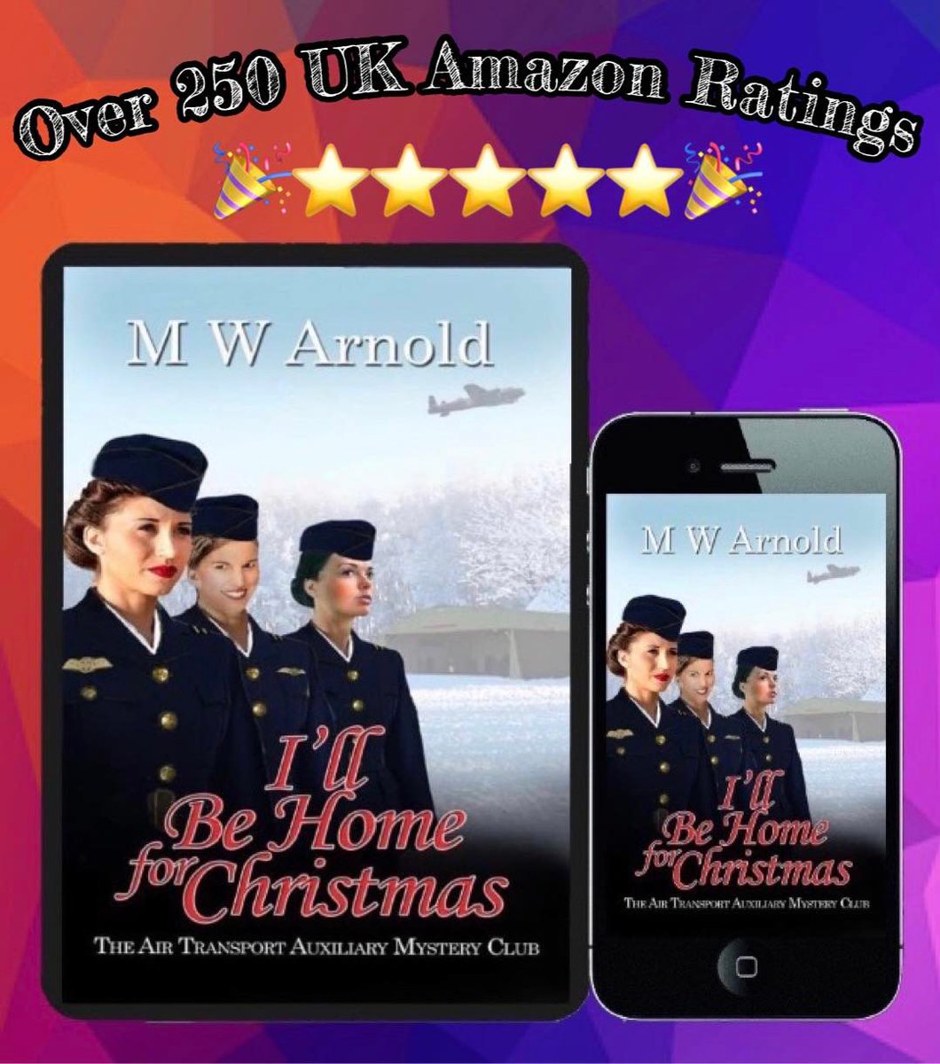 Over the moon to share that 'I'll be Home for Christmas', Broken Wings book 3, now has over 250 <a href="/AmazonUK/">Amazon.co.uk</a>

Thanks for all your support!

mybook.to/IllbeHomeforCh…

#sagasaturday #strictlysagagirls @WildRosePress #Historical #saga #WW2 #1940s #mystery #Romance #Thrillers #giftideas
