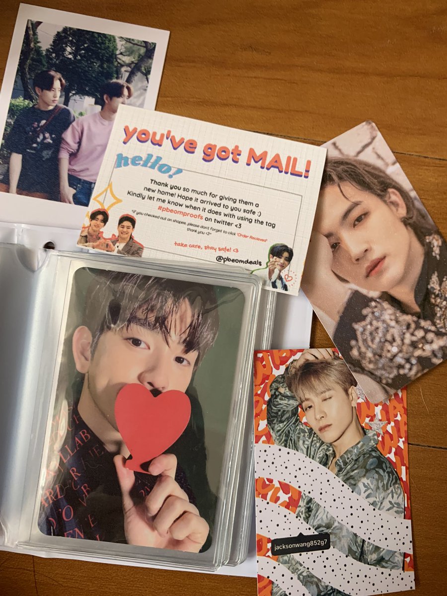 impeachypark's tweet photo. ⌇💌 . . . #peachyinbox 𓂃⟢

jinyoung came home! thank you so much for packing it securely and for the smooth transaction ‘til next time po!! cute ng freebies!!! ✨💚

@pbeomdeals #pbeomproofs https://t.co/WuxncNBWVc