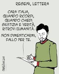 ChiranAngelgela's tweet photo. Mai dimenticare. Mai abbandonare. Crederci sempre.
Un abbraccio a mamma Paola e papà Claudio.
#34anni
#veritaegiustiziaperGiulio
#paroleperGiulio
#15gennaio https://t.co/bSEFuoH9RM