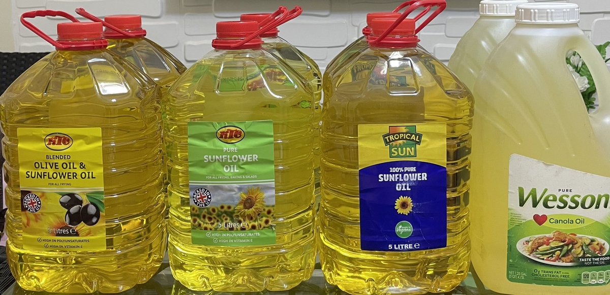 thefancygrocery's tweet photo. Twitter NG
I have 12 cartons of Wesson Canola Oil 4.37L &amp; I would love to sell out. 
1- ₦9,500
2pcs and above at ₦9,000 each 
Other brands of cooking also available. 

Pick up available in Lagos 
We deliver Nationwide 
Please RT https://t.co/9sMvCOufSi