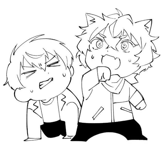過去絵からなんかかわいい年下組掘り出した 