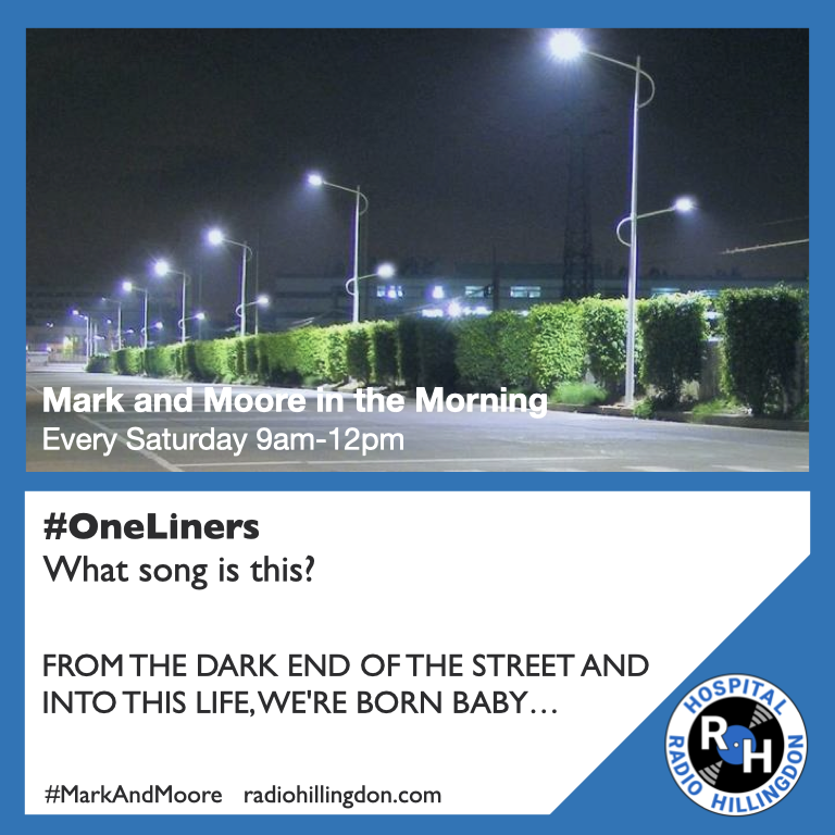 MarkAndMoore's tweet photo. Mark and Colin are on @radiohillingdon in @HillingdonNHSFT until 12pm with games, quizzes and the Brightest Sound Around.
Do you know today's #OneLiner? reply with your guess.
https://t.co/qgRmmZVLPE #MarkAndMoore #hillingdon https://t.co/FGzasbfaWi