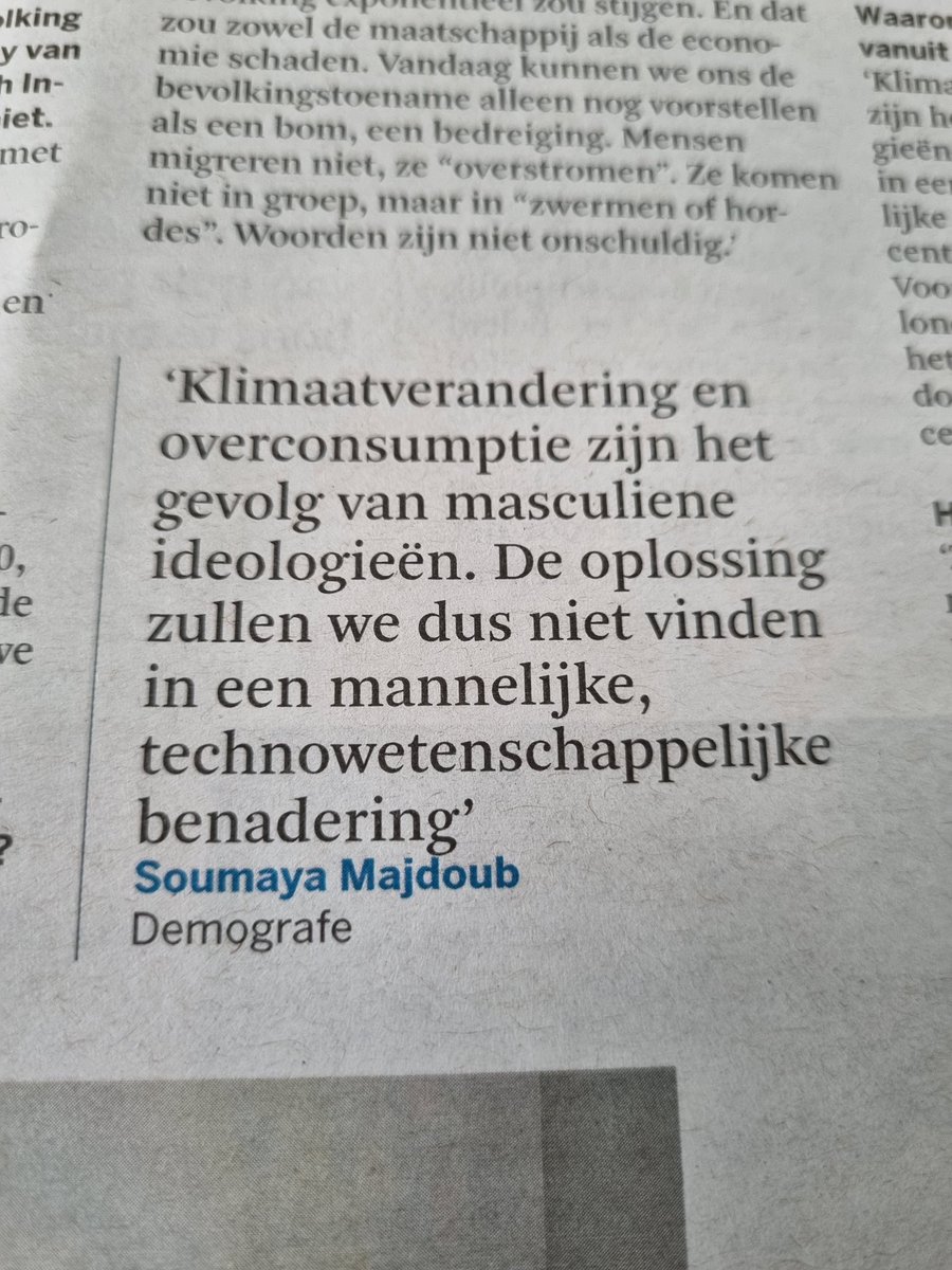 Ik vraag me af wanneer het exact gebeurd is, dat de man vogelvrij verklaard is, en we beledigingen zoals deze, die we tegenover andere groepen nooit zouden aanvaarden, eerbaar zijn gaan vinden.