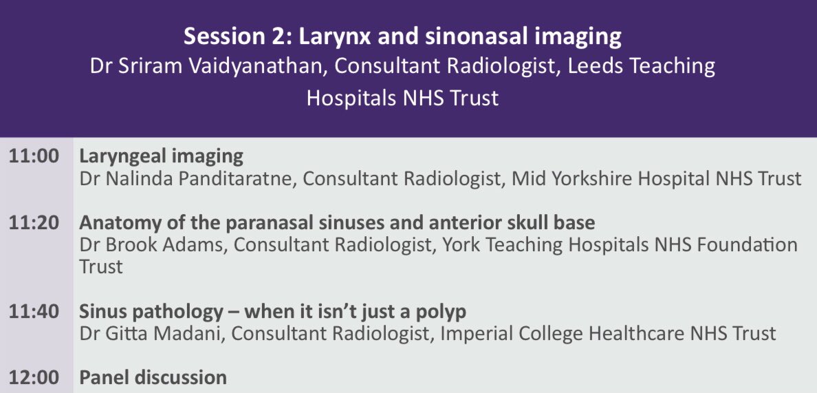 BSHNI_UK's tweet photo. Calling all ENT Trainees! Join our refresher course on Imaging of Pharynx, Larynx, Sinuses &amp; Temporal bone! Program includes Interactive Workshops EARLY BIRD rates closes on 23 January 22 REGISTER: https://t.co/XIGEYc59J0 https://t.co/X1JZVOEqPm