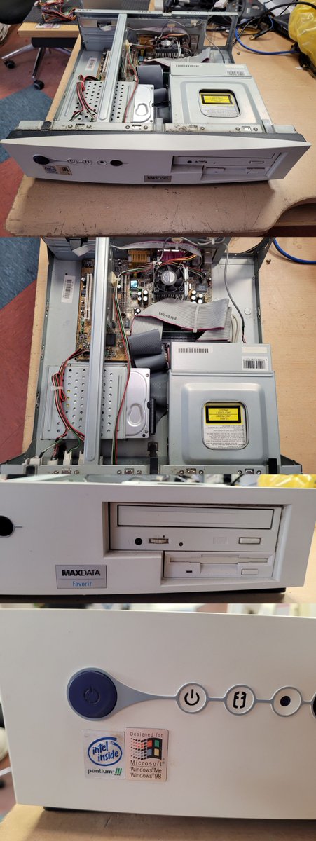 Georgs_Blog's tweet image. Hier mal wieder was aus meinem berufsalltag. Ein altes Schätzchen was für ein Hotel wieder repariert werden muss. 
#retro #retropc #maxdata