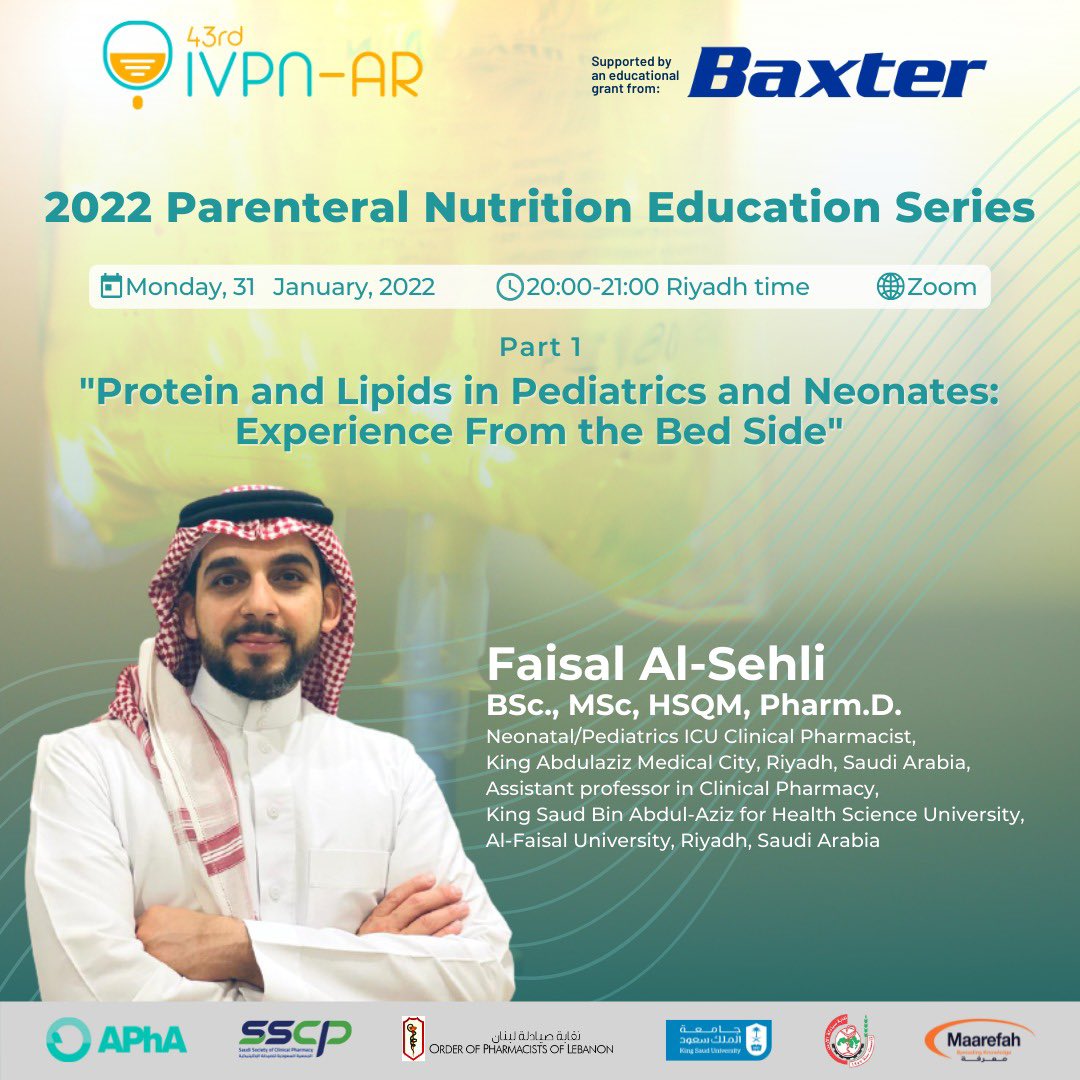 TabbaraOsama's tweet photo. Don’t miss the part 1 of 2022 TPN Education Series.

Register for free at https://t.co/n0A6I4iwMd

 #IVPN_Network #IVPN https://t.co/8PRB5KHlgu