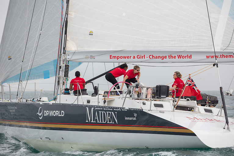 AfloatMagazine's tweet photo. Maiden &amp; Her New All Female Crew Set Sail on Their New Three-year World Tour https://t.co/s4uZu7Ph2i https://t.co/04wII6cJZD