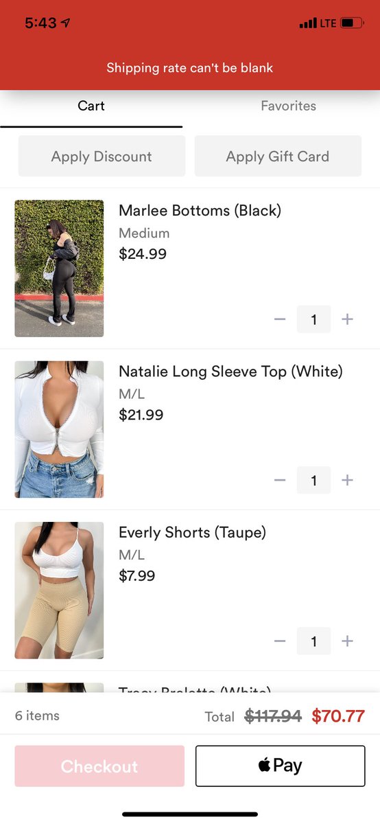 SweetRager's tweet photo. @lauramellado @laurasboutique I’ve been trying to order for the past 2 hours and it doesn’t let me!😭😭 https://t.co/BqVFjZR48W