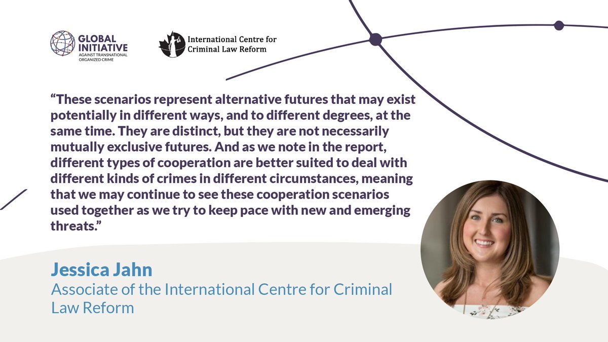 🔍 In their report, <a href="/JessicaJahn/">Jessica Jahn</a> and <a href="/YvonDandurand/">Yvon Dandurand</a> provide five scenarios for the future of international #criminaljustice cooperation.

📑 Read it here ⤵️ globalinitiative.net/analysis/inter…

🎥 youtube.com/watch?v=oGr7i8…