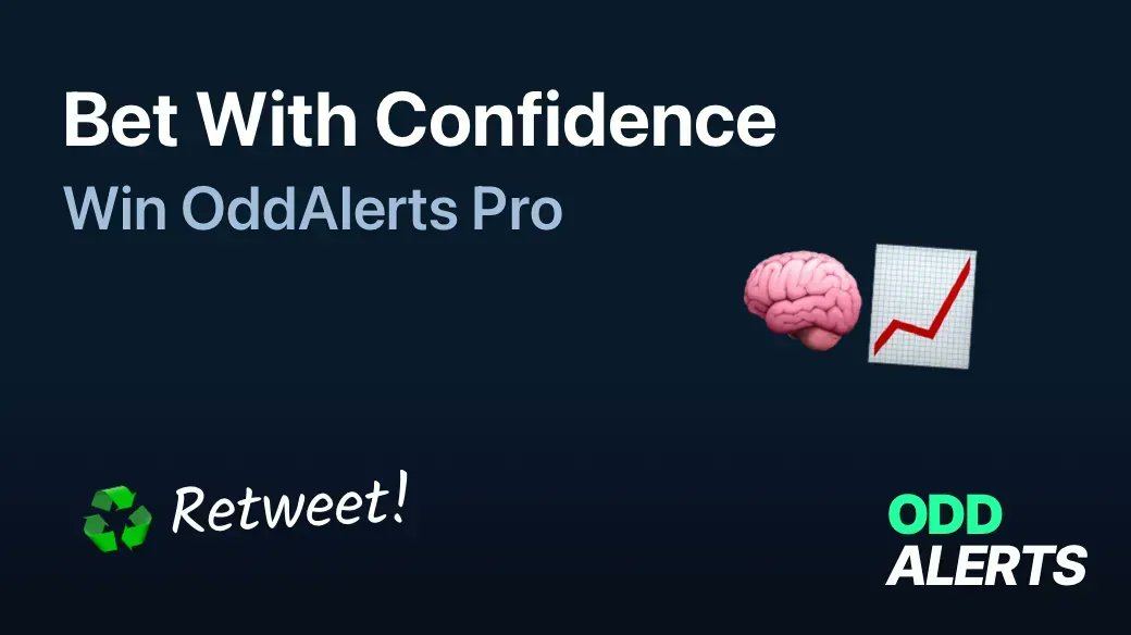 🧠 Here's a list of tools and stats that will help you with your bets today.

🎉 I'm going to give one person that retweets this a month of OddAlerts Pro!

✨ Value Bets
oddalerts.com/probability

🟨 Referee Stats
oddalerts.com/referees

📈 Trends
oddalerts.com/trends