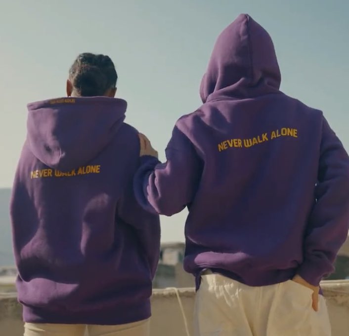 Jimin You Never Walk Alone Purple Hoodie