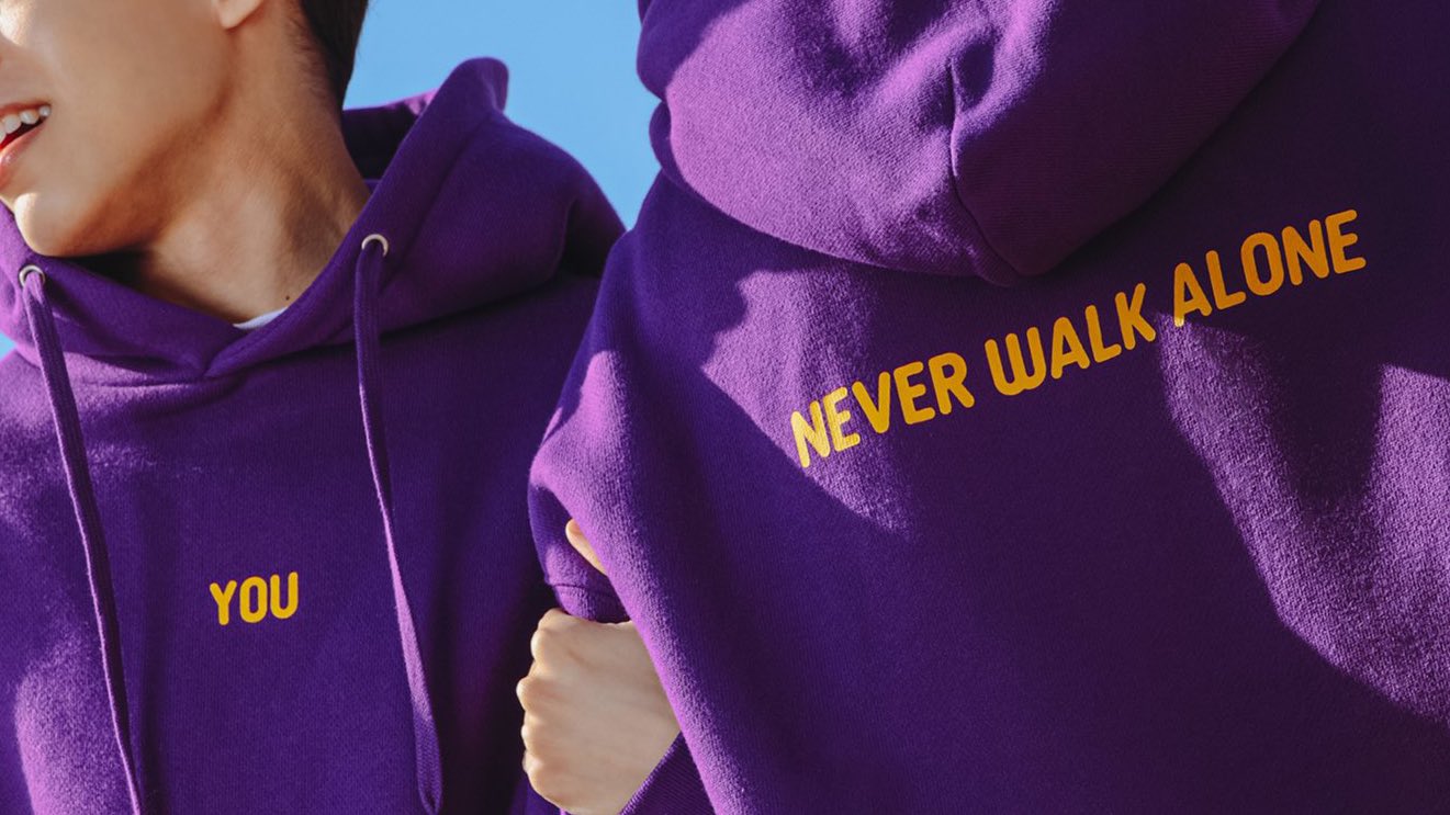 BTS Hoodie: Jimin Seven With You Hoodie Never Walk Alone