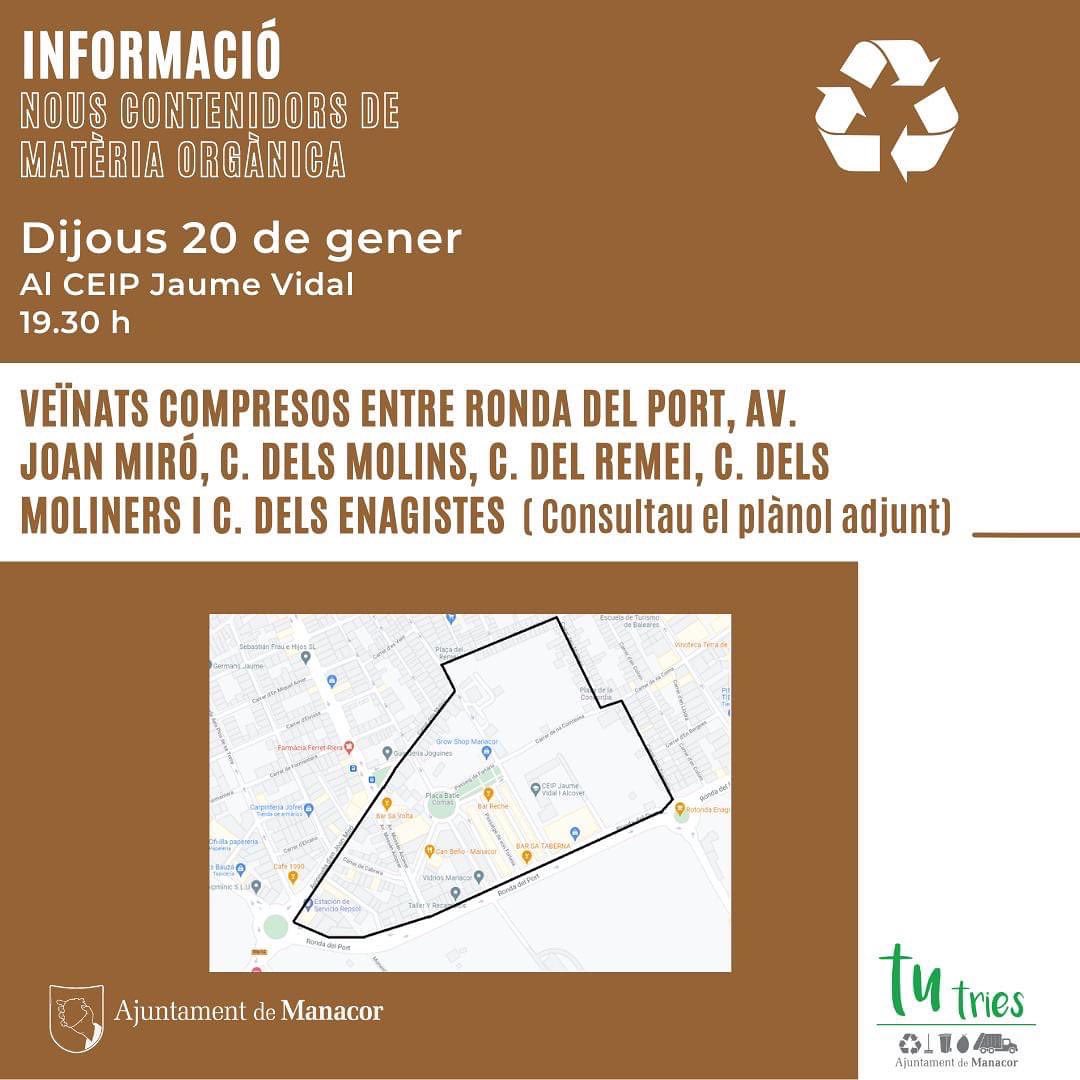 Medi Ambient i Mobilitat Ajuntament de Manacor tweet media