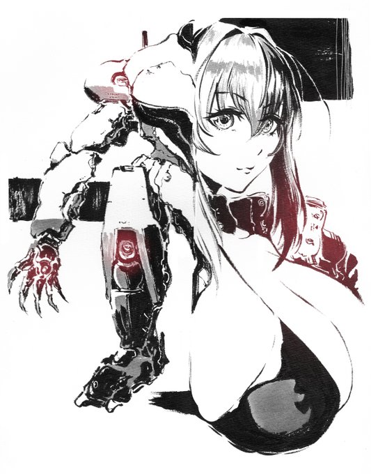 やっぱりアナログの方がそれっぽくなる。筆絵たのちい! 