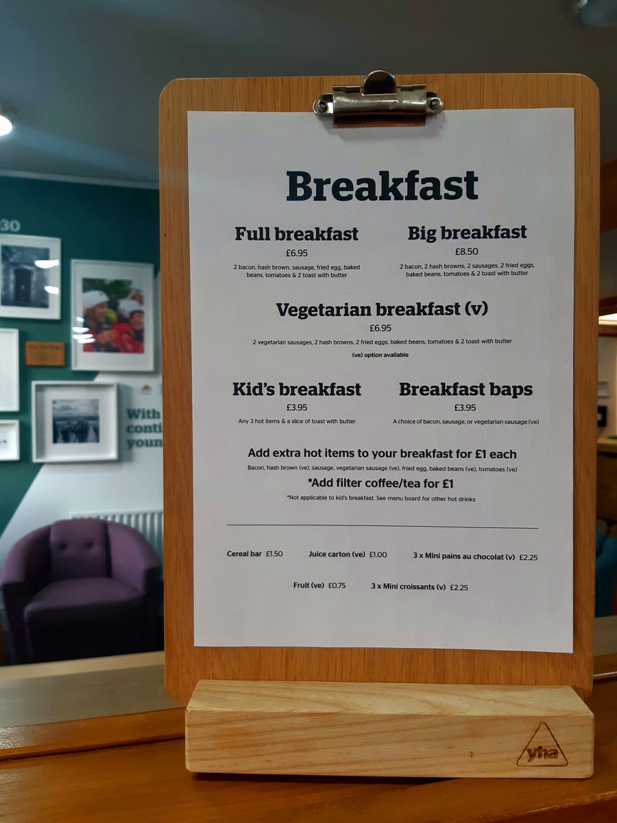 Fancy a Full English? 🥓🍳🍽

You can prebook a breakfast with us on 01283 229 662  or email us on nationalforest@yha.org.uk 📞💻📱

Baps are  cooked to order 🙂

Our café is open every Saturday and Sunday between 8am and 3pm ☕🫖🍪🍰