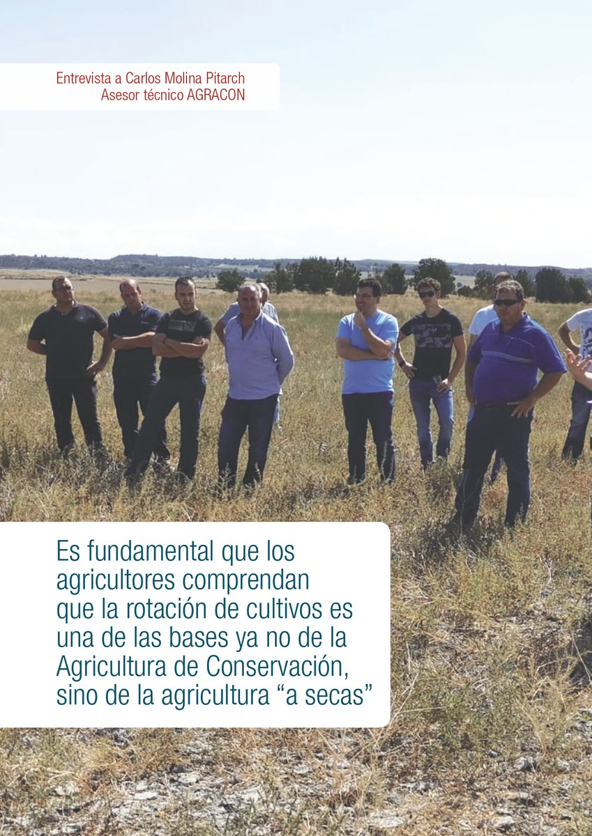 AGRACONolaboreo's tweet photo. 📰Hoy os traemos la entrevista de Carlos Molina, uno de nuestros técnicos para la revista de @AEACSV.
🗣️"El suelo no necesita descansar, el suelo tiene hambre. Tendremos que conocer como se alimenta y alimentarlo."
⬇️➕ https://t.co/7FyuoY8PvC
