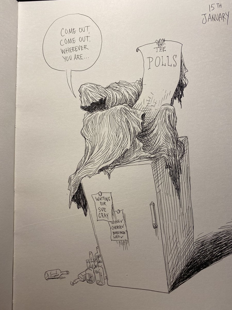 Five Years…a sketchbook of political drawings.