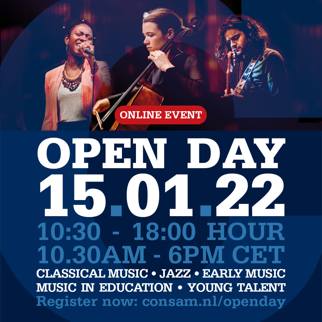 Our Online Open Day is now live! Join the online platform for the Grand Opening: consam.nl/openday 🎉
