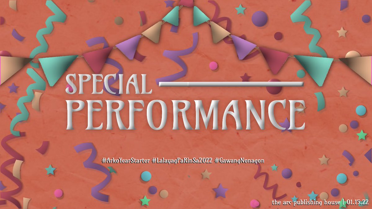 ArkoEvents's tweet photo. ⠀
⠀ 
           SPECIAL PERFORMANCE 

           #ArkoYearStarter 
           #LalayagPaRinSa2022
           #GawangNonagon

⠀ https://t.co/tG2vBKaqfo